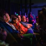 Publiek in licht